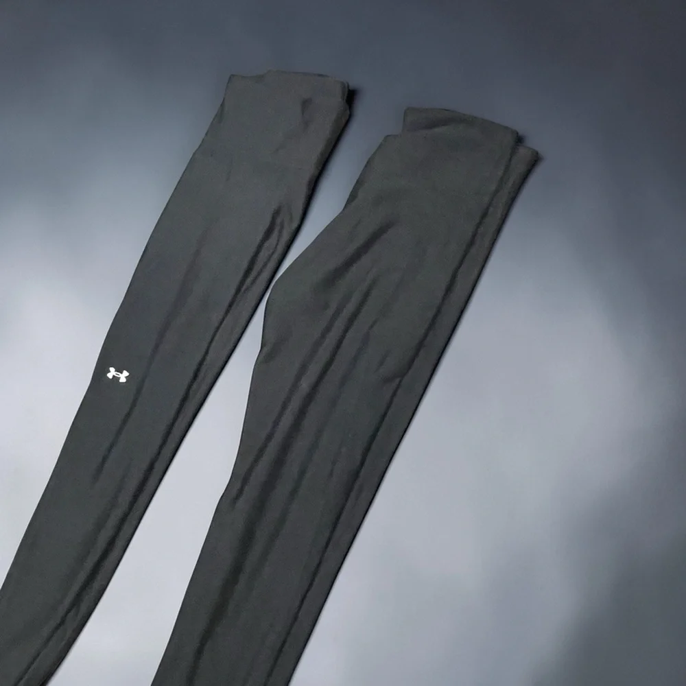 Two (2) Under‎ Armour Black Leggings * Workout * Jogging * Activewear - Picture 6 of 10